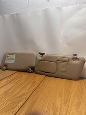 2004 Subaru Forester Sun Visor Driver Passenger Side Lh Rh W Mirror Beige Oem 2004 Subaru Forester Sun Visor Driver Passenger Side Lh Rh W Mirror Beige Oem