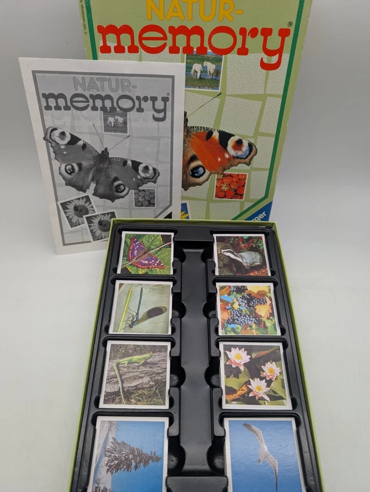 Natur Memory Ravensburger 1992 Familienspiel Gesellschaftsspiel Legespiel  - Bild 2 von 4