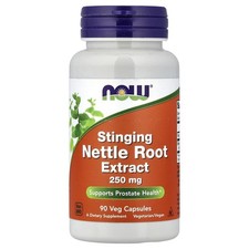 Now Foods Stinging Nettle Root Extract 250 mg 90 Veg Capsules GMP Quality