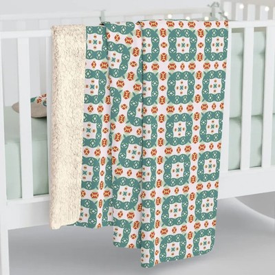 Charming Nordic Inspired Pattern Blanket Cozy Folk Style