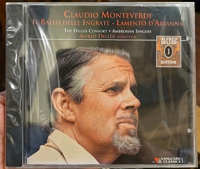 Monteverdi: IL Ballo / Lamento, Alfred Deller (CD, 1996, Omega) New & Sealed! 