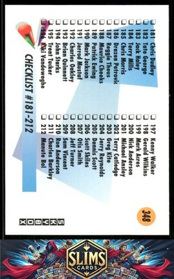 1991-92 SkyBox Checklist: 181-244 #348