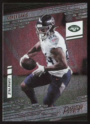 2021 Panini Prestige Xtra Points Galaxy Corey Davis #165 New York