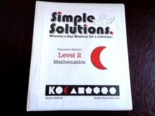 Simple Solutions Teacher's Edition Level 2 Mathematics Ring Binder 2009, Answers