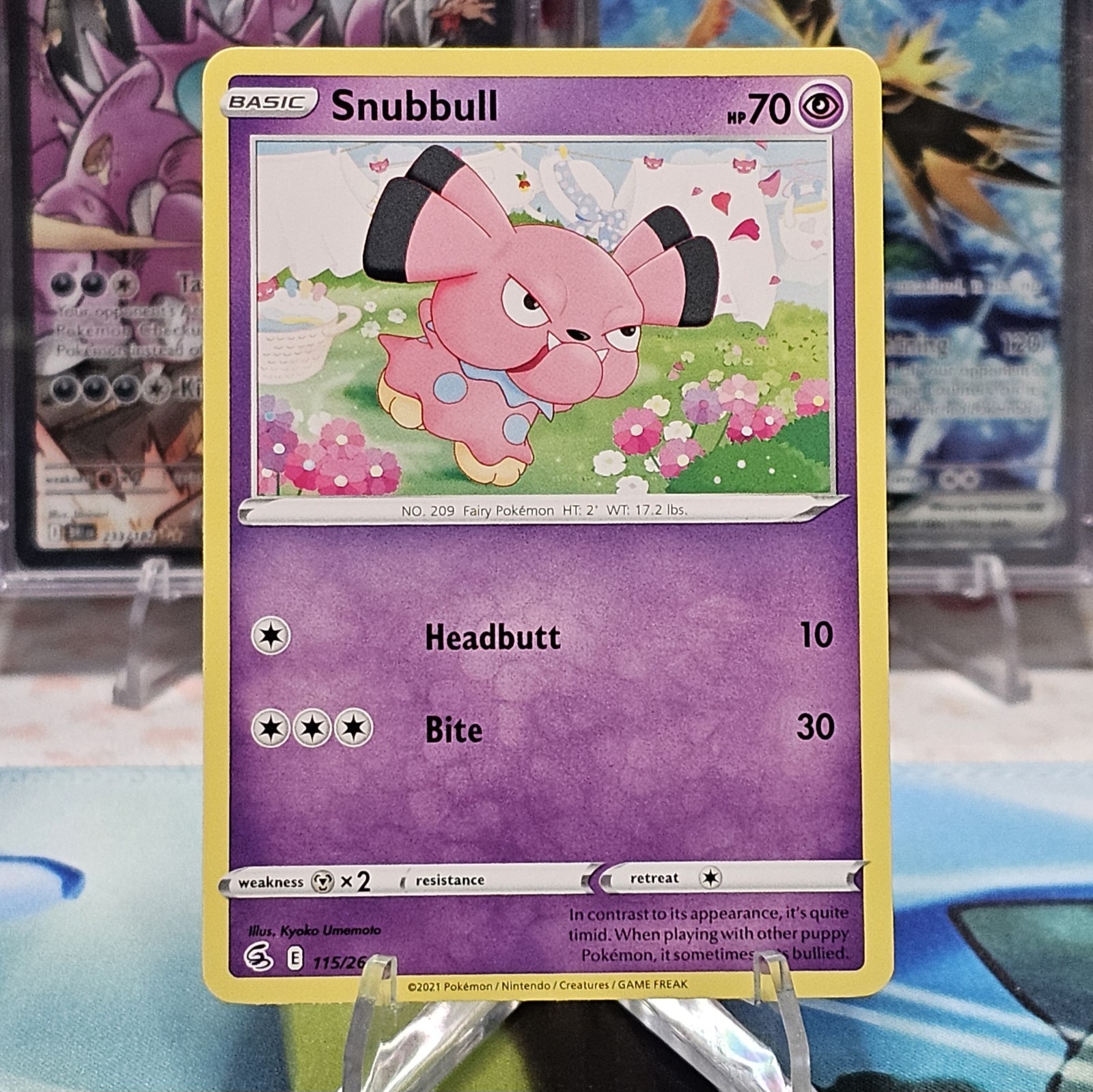 Snubbull 115/264 Non-Holo SWSH08: Fusion Strike Pokemon TCG NM