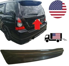 For Subaru Forester Sg5 Sg9 2006-2008 Rear Tailgate Middle Wing Spoiler Abs Flex