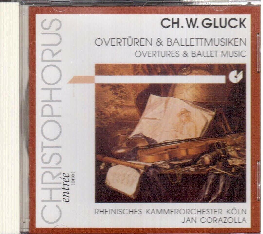 Gluck: Overtur y música de ballet / Jan Corazolla, Rheinisches Kammer. - CD