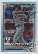 2021 Bowman 1st Edition Sky Blue Foil Adinso Reyes #BFE-21 0b3