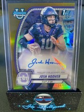 Bowman U Chrome Josh Hoover 1st Bowman Gold /50 TCU QB
