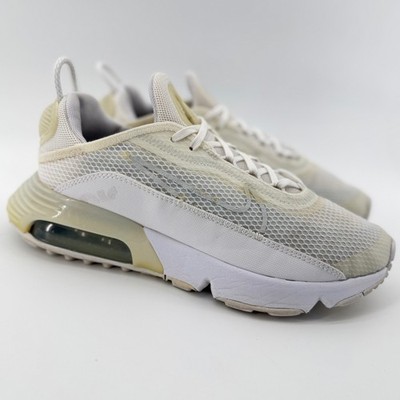 Nike Air Max 2090 (GS) Kids Size 6.5Y Triple White Running Shoes Sneakers