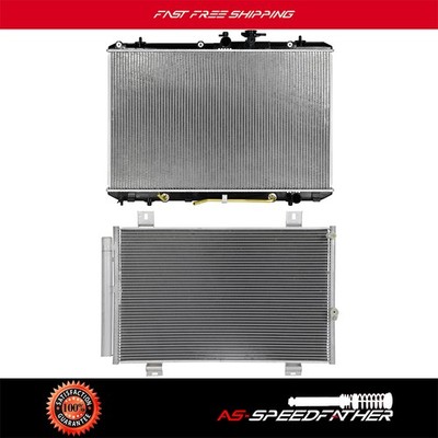 For 2008-2013 Toyota Highlander 3.5L Aluminum Radiator & A/C Condenser Assembly