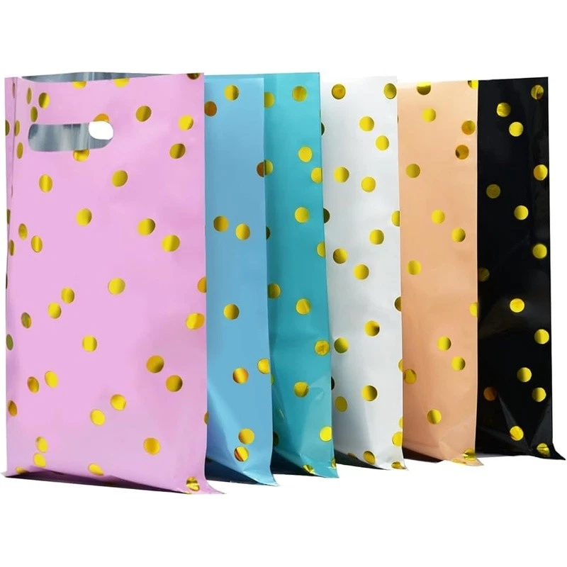 30 PIEZAS Bolsas de Regalo Favor de Fiesta Niños Cumpleaños Baby Shower Golosinas Diseño a Lunares EE. UU. Foto 2 de 4