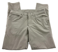 Lululemon ABC Commission Men's Sz. 31x30 Beige Performance Chino Pants 