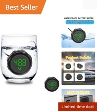 Digital Waterproof Battery Meter for 12V-84V Vehicles - Reliable  Portable