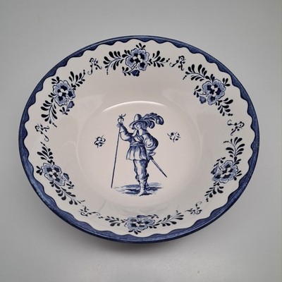 Johnson Brothers HOLLAND Blue Scenes Ironstone Vegetable Bowl 8 5/8'' VTG England