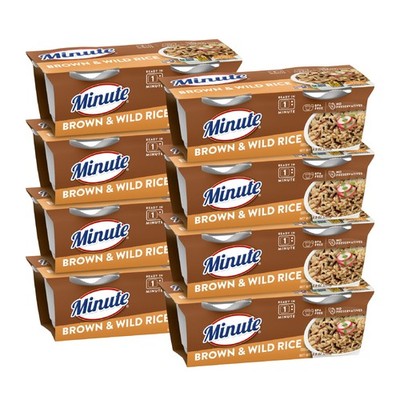 Minute Brown Rice Cups 8 Pack Quick Healthy Gluten Free Ready In 1 Minute