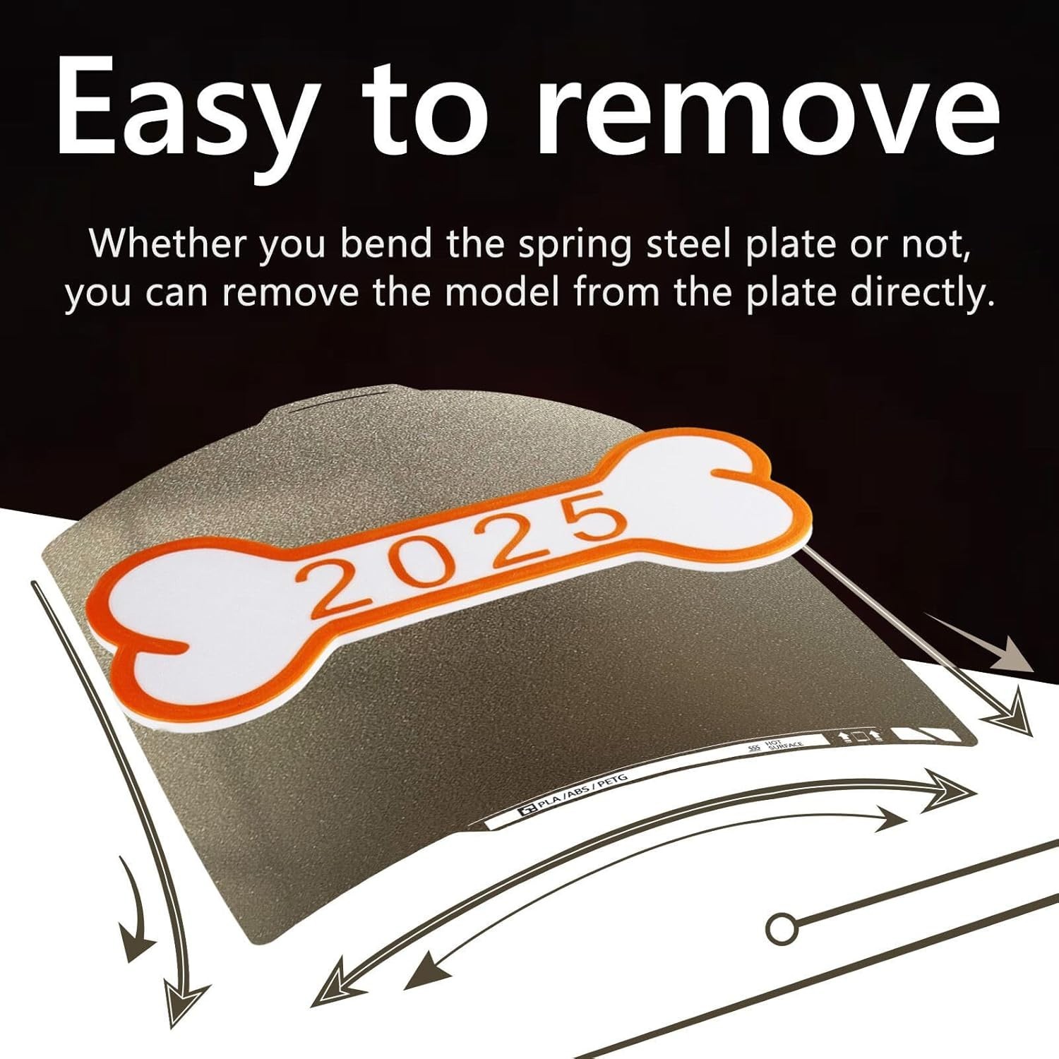 3D Printer PEI Build Plate Textured Flexible Steel Bed for Bambu Lab 257x257mm