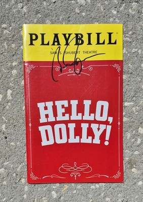 HELLO, DOLLY! 2018 Broadway Playbill Bernadette Peters Signed Autographed 2017