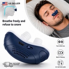 Electric Anti Snore Device Anti-Snoring Stopper Anti Snore Nose Clip Sleep Aid