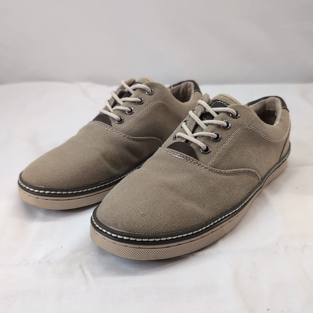 Margaritaville Lorient Terry Gray Canvas Lace-Up Sneakers Men\'s US 11 Margaritaville Gray Casual Shoes for Men for sale | eBay main image 3