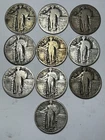 10 Liberty Quarters. 1929,1928S,1927D,1928D,1928,1926S,1920,1927,1925,1926