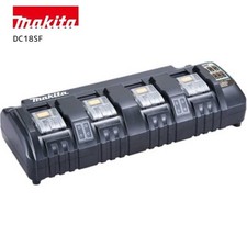 Makita DC18SF 4-port charger, compatible with 18V/14.4V power supplies