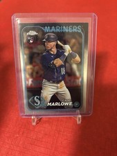 Cade Marlowe 2024 Topps Chrome Baseball - Prism Refractor Rookie Card# 266