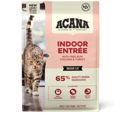 ACANA Cat Food - Indoor Entree 10lb. Free Shipping
