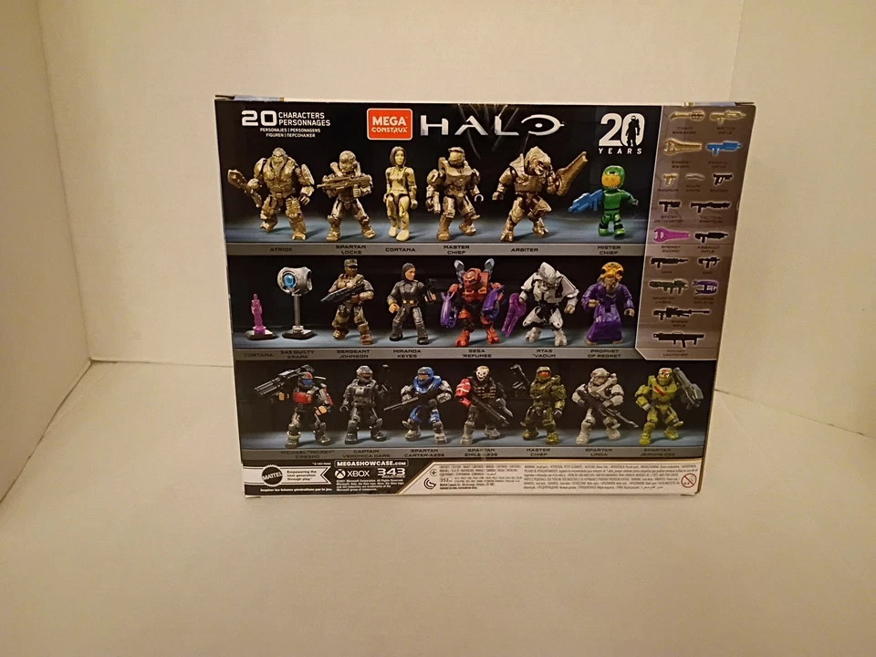 HALO Mega Construx Pro Builders 20th Anniversary 20 Character Pack Mister Chief - Image 4 of 4