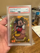 2024 Topps Chrome Disney Sapphire Gold /50 Mickey Mouse PSA 9 MINT!!