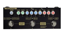 HOEREV Multi Effects Guitar Pedal Delay Reverb Phase Chorus Distortion
