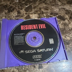 Capcom Resident Evil Sega Saturn Manual Included Survival Horror 1997 CLEAN