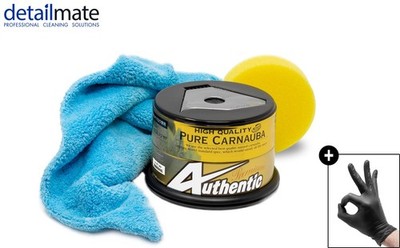 Auto Wachs Set Soft99 authentic premium WAX Politur Tuch Handschuhe carnauba car
