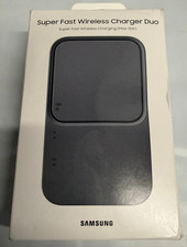 Samsung 15W Super Fast Wireless Charger Duo - Gray Open Box, Excellent