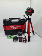 Milwaukee Digital 16 Lines 4 x 360 Green Laser Level Set+ 2batteries+Tripod+case