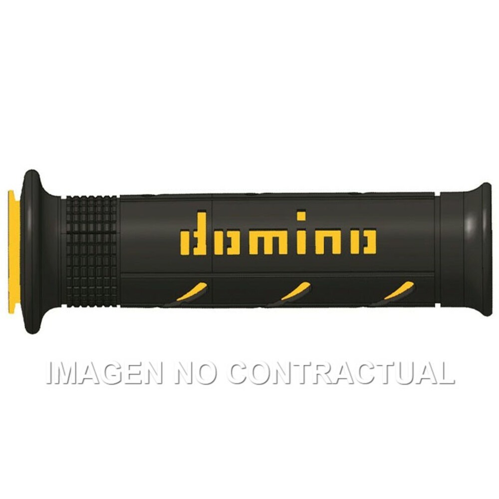 Free Shipping Domino XM2 Super Soft Black-Yellow Open Grips D 22 mm L