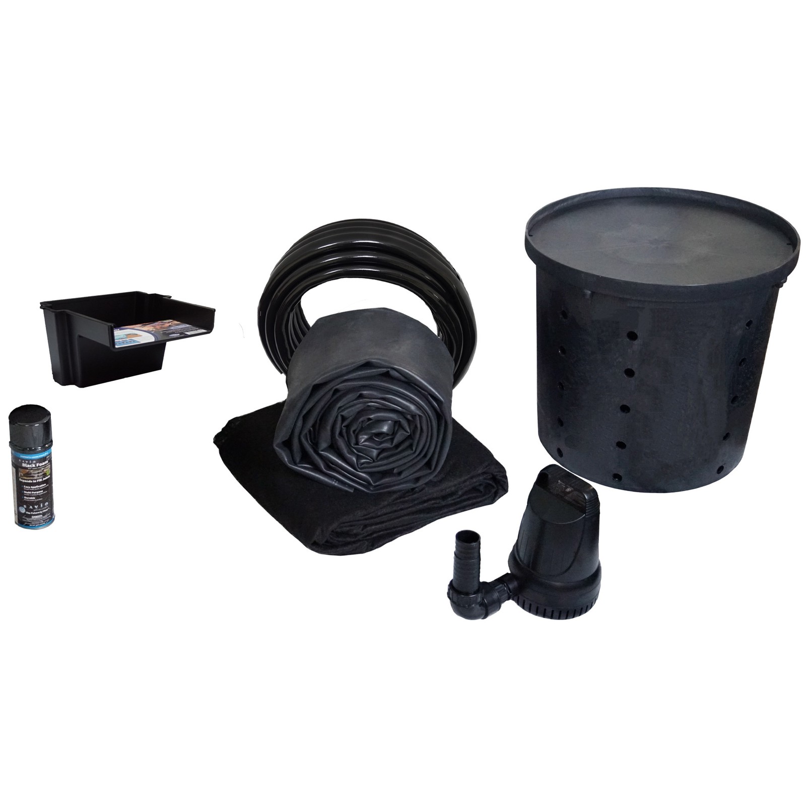 Compact Anjon Pondless Waterfall Kit w/ 7.5' x 15' Liner & 2100 GPH Pump PXSAN1