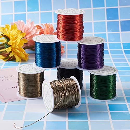 Pandahall 60 Feet Tarnish Resistant Copper Wire 22 22 Gauge(0.6mm)-60ft Green - Picture 6 of 6