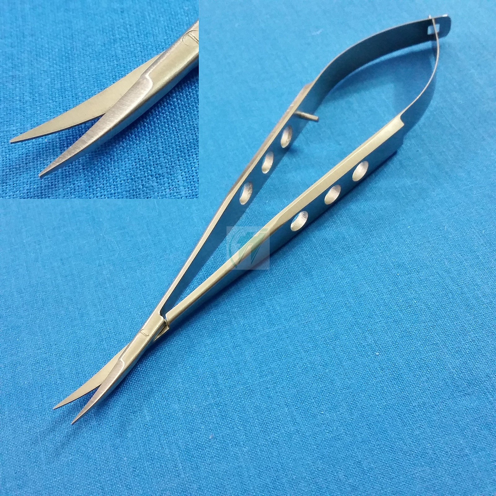 PREMIUM O.R GRADE CASTROVIEJO MICRO SURGICAL SCISSORS 5.5" 5.5", Silver