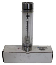 2" KING INSTRUMENT-RYAN HERCO 7205023121W THREADED STAINLESS STEEL ROTAMETER NEW