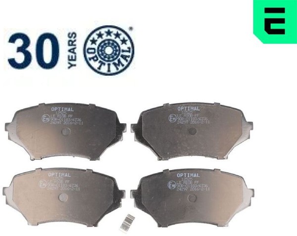 Optimal BP-12525 Bremsbelagsatz FüR Scheibenbremse Bremsbelagsatz FüR Mazda-image