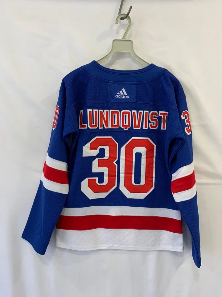 Camiseta Adidas NHL NY Rangers Henrik Lundqvist #30 Juvenil XL Auténtica YXL #116 Foto 2 de 4