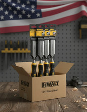 DEWALT 1-1/4 (32mm) Wood Chisel Carbon Steel ...