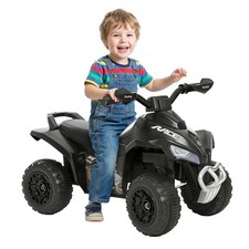 NO Power Kids Ride On Push Car, w/ Music, Lights for 1.5-3, Black