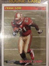 Topps 2005 Bazooka Frank Gore Rookie Card RC #177 San Francisco 49ers. rookie card picture