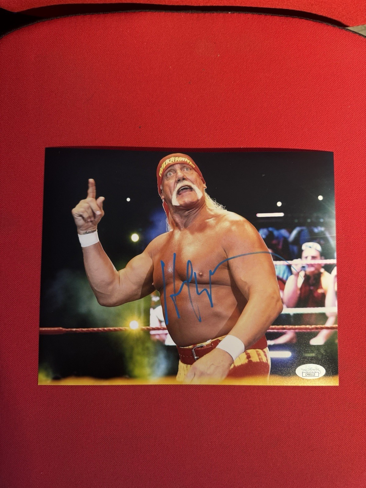 Hulk Hogan Signed 8x10 Photo WWE JSA COA 
