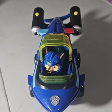 PAW Patrol Chase Boat Vehicle Action Figure with Chase character