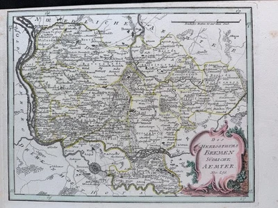 Südlichen Teil des Herzogtums Bremen, Franz Johann Joseph von Reilly 1791 Map  - Bild 1 von 4