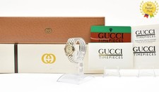 N MINT w/Box Vintage Gucci 9000L 25mm Cream Dial Women's Quartz Watch JAPAN