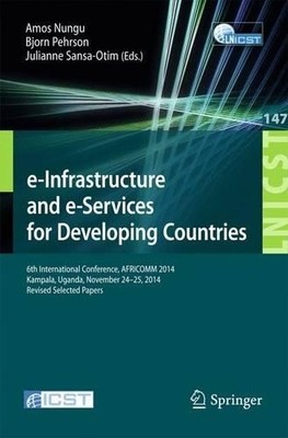 e-Infrastructure and e-Services for Developing Countries by A... - 9783319168852